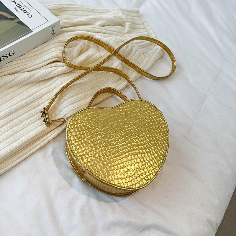 Heart Shaped Crossbody Bag Y2K Top Handle Purse