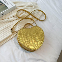 Heart Shaped Crossbody Bag Y2K Top Handle Purse