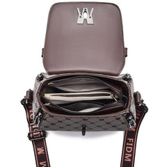 Stylish Turn Lock Top Handle Purse