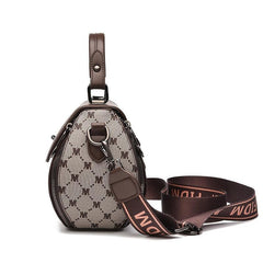 Stylish Turn Lock Top Handle Purse