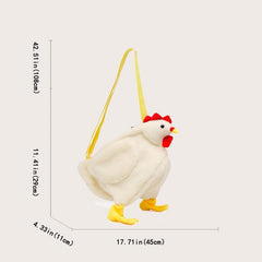 Chicken Shaped Crossbody Bag for Kids