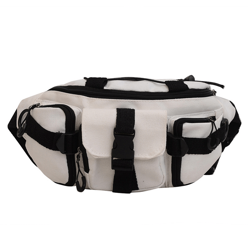 Colorblock Waist Bag Sports Sling Bag Outdoor Chest Bag