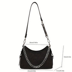 Plaid Pattern Crossbody Bag PU Shoulder Hobo Bag Women's Casual Handbag