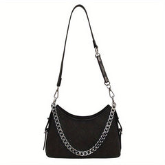 Plaid Pattern Crossbody Bag PU Shoulder Hobo Bag Women's Casual Handbag