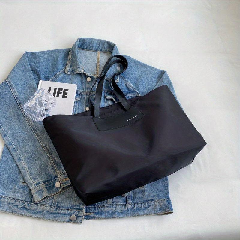 Canvas Tote Bag Travel Luggage Lightweight Shoulder Shopper Grocery