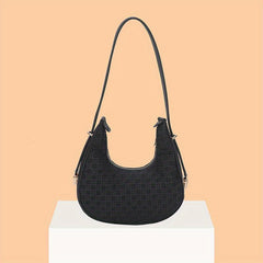 Geometric Embossed Hobo Bag Shoulder Purses For Women