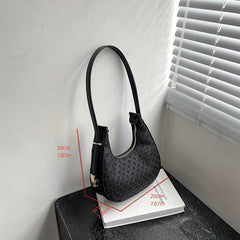 Geometric Embossed Hobo Bag Shoulder Purses For Women