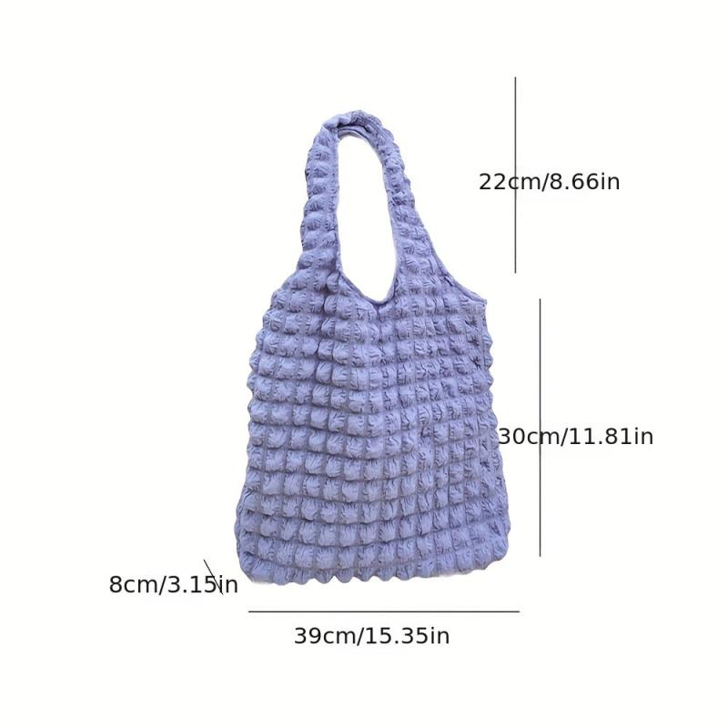 Cloud Bubbles Shoulder Bag Fabric Tote Bag For Women