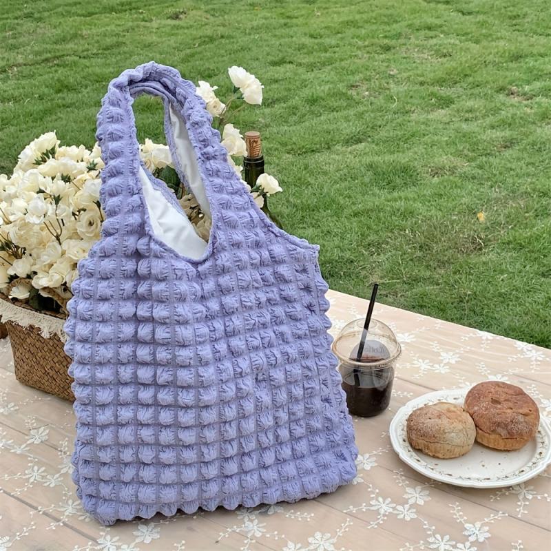 Cloud Bubbles Shoulder Bag Fabric Tote Bag For Women