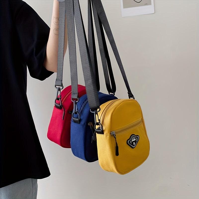 Durable Canvas Mini Shoulder Bag