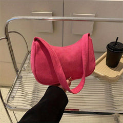Canvas Underarm Bag Women's Shoulder Purse For Everyday