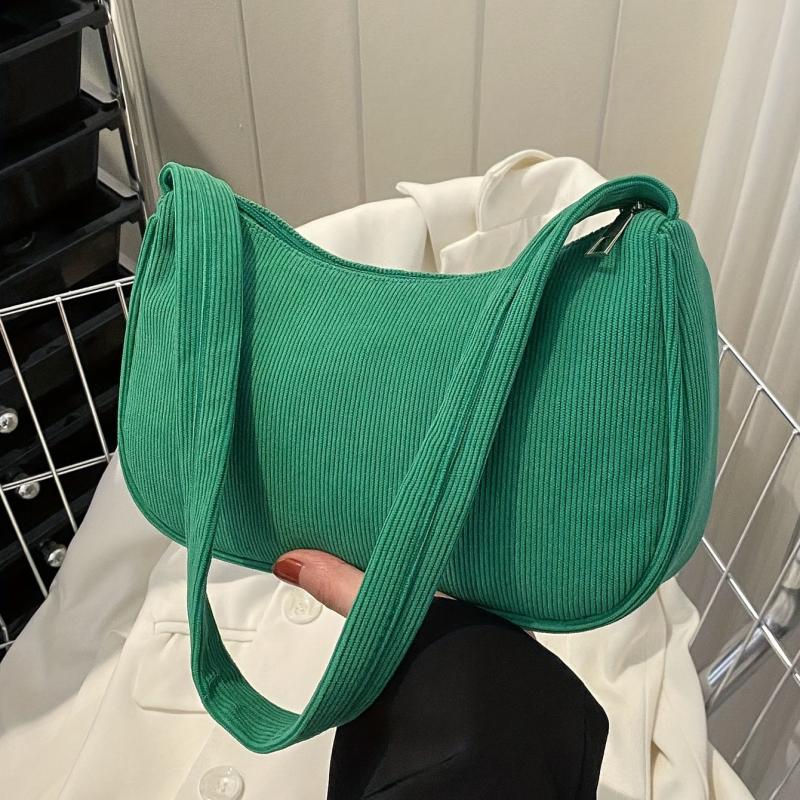 Canvas Underarm Bag Women's Shoulder Purse For Everyday