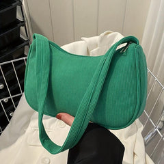 Canvas Underarm Bag Women's Shoulder Purse For Everyday