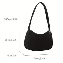 Canvas Underarm Bag Women's Shoulder Purse For Everyday