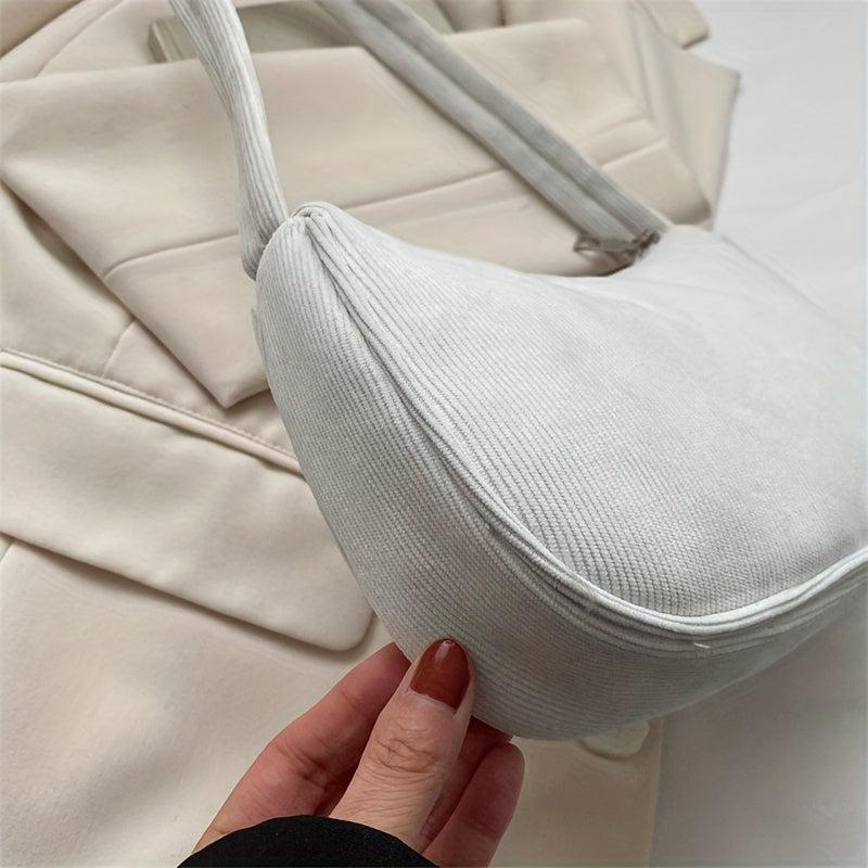 Canvas Underarm Bag Women's Shoulder Purse For Everyday