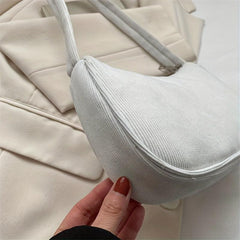 Canvas Underarm Bag Women's Shoulder Purse For Everyday