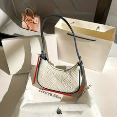 Ruched Hobo Bag Bubble Crescent Shoulder Bag