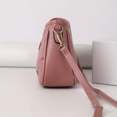 Quilted Crossbody Bag PU Shoulder Bag Women's Casual Handbag Phone Purse
