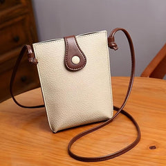 Mini Crossbody Bag For Women Faux Leather Mobile Phone Bag Shoulder Bag Purse