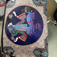 Vintage Ethnic Style Crossbody Bag Women's Shoulder Purse