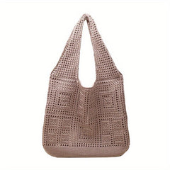 Large Knitted Hobo Bag Women's Shoulder Tote Handbag