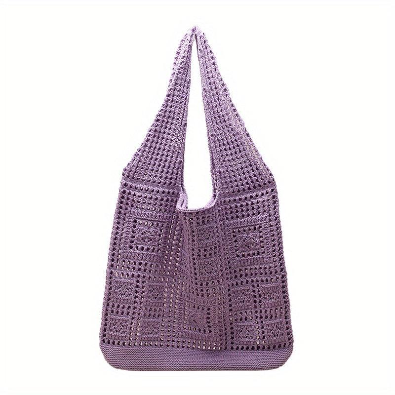 Large Knitted Hobo Bag Women's Shoulder Tote Handbag