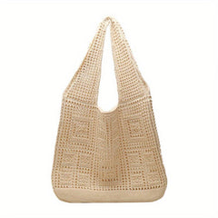 Large Knitted Hobo Bag Women's Shoulder Tote Handbag