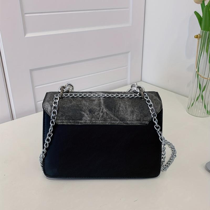 Vintage Square Shoulder Chain Bag Classic Handbag