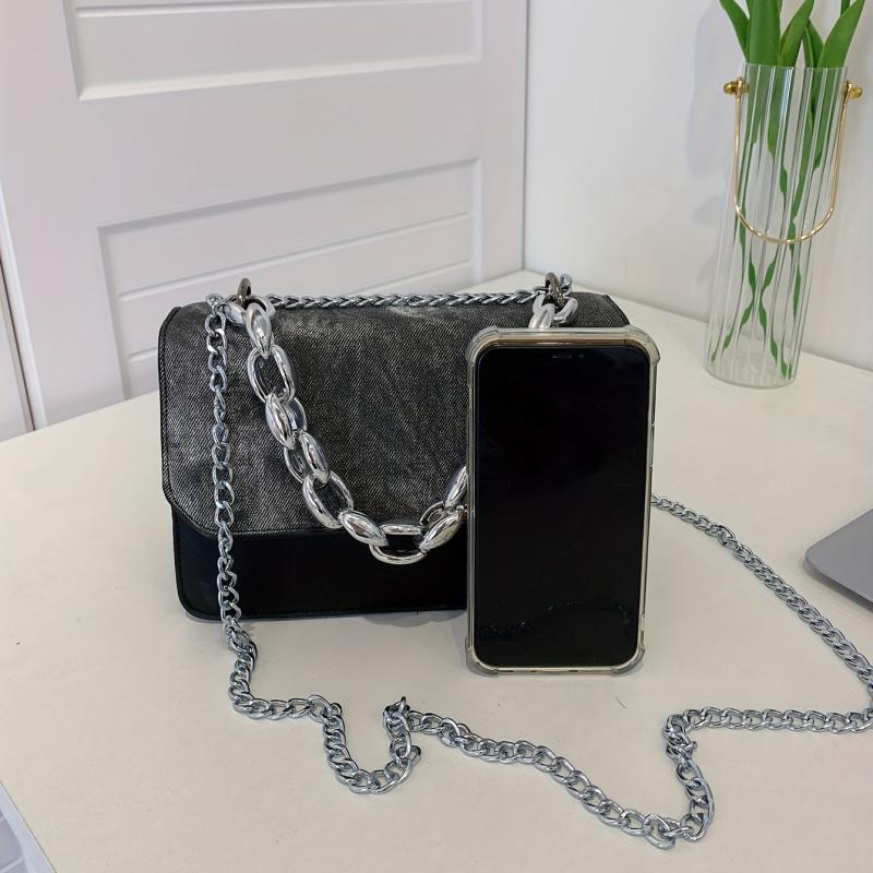 Vintage Square Shoulder Chain Bag Classic Handbag