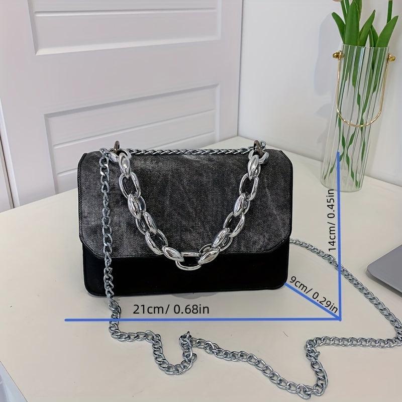 Vintage Square Shoulder Chain Bag Classic Handbag
