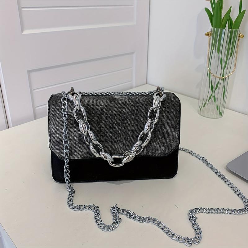 Vintage Square Shoulder Chain Bag Classic Handbag