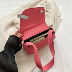 Niche Asymmetrical Shoulder Bag Solid Armpit Bag