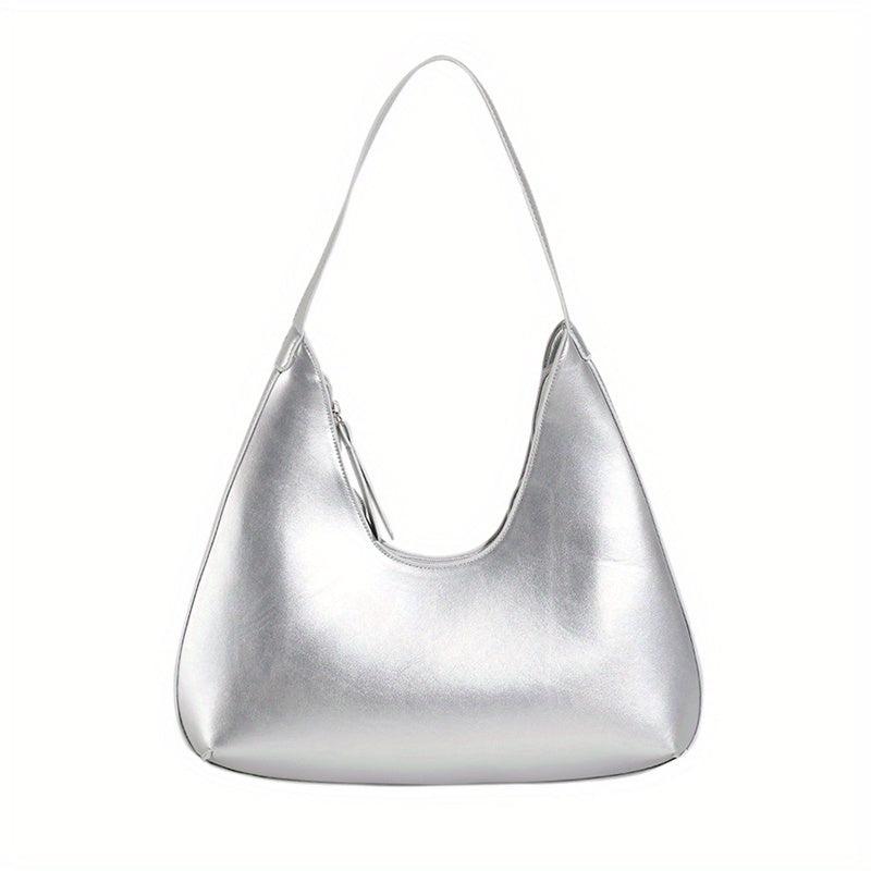 Minimalist Solid Underarm Bag All Match Baguette Bag