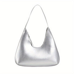 Minimalist Solid Underarm Bag All Match Baguette Bag
