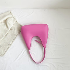 Minimalist Solid Underarm Bag All Match Baguette Bag