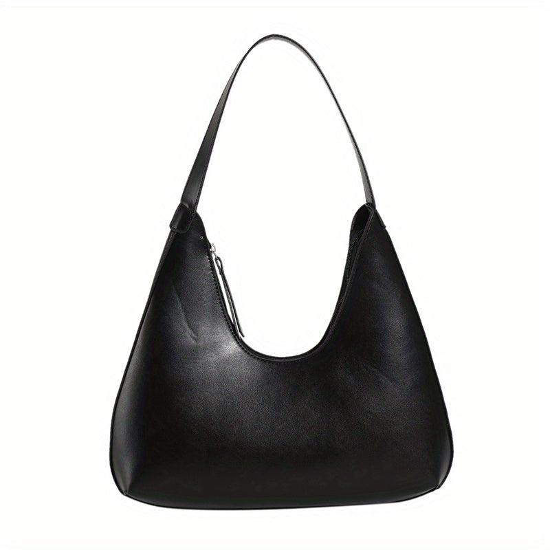Minimalist Solid Underarm Bag All Match Baguette Bag