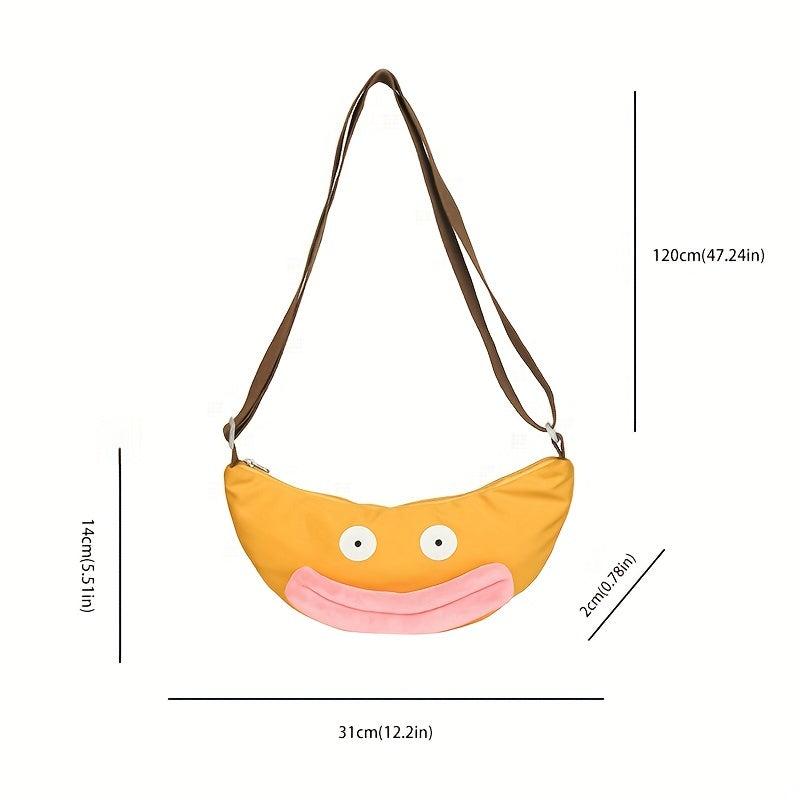 Funny Crossbody Novelty Bag Cartoon Hobo Casual Shoulder Bag