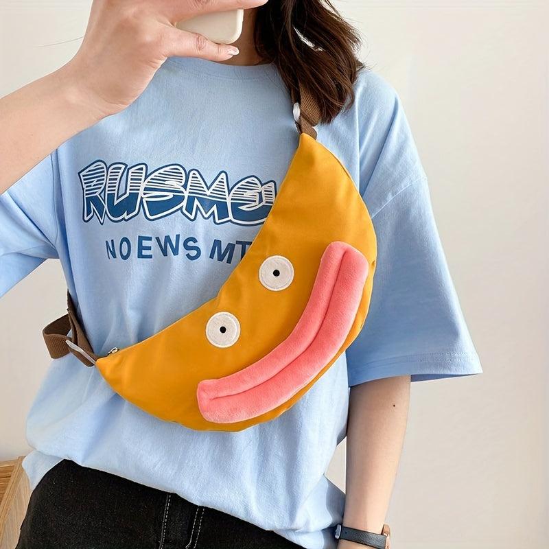Funny Crossbody Novelty Bag Cartoon Hobo Casual Shoulder Bag