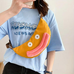 Funny Crossbody Novelty Bag Cartoon Hobo Casual Shoulder Bag