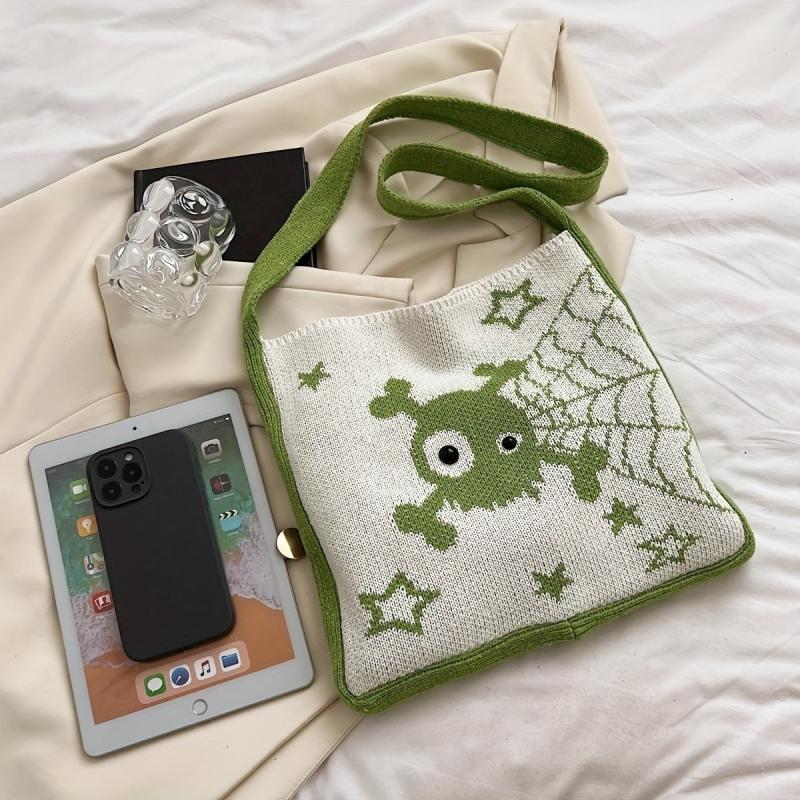 Monster Large Capacity Knitted Crochet Crossbody Tote Bag