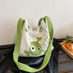 Monster Large Capacity Knitted Crochet Crossbody Tote Bag