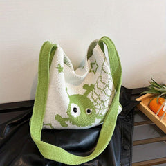 Monster Large Capacity Knitted Crochet Crossbody Tote Bag