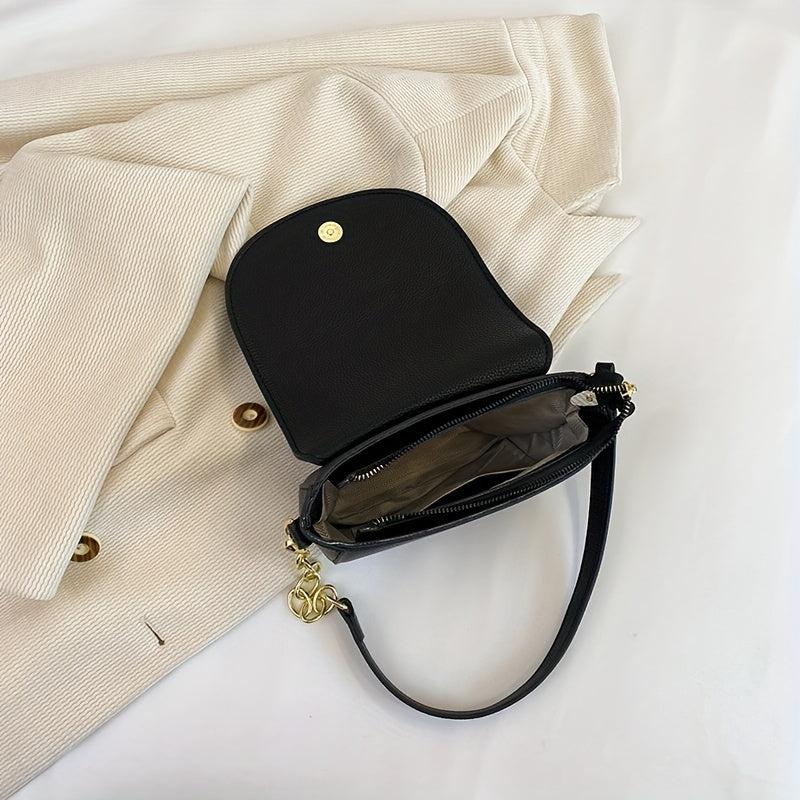 Flap Saddle Shoulder Bag Underarm Bag