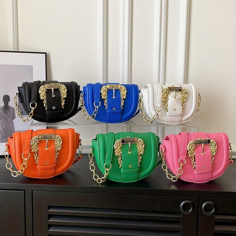 Flap Saddle Shoulder Bag Underarm Bag