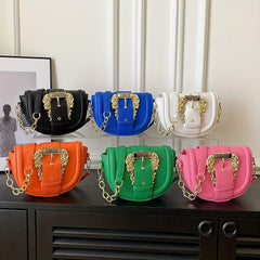 Flap Saddle Shoulder Bag Underarm Bag