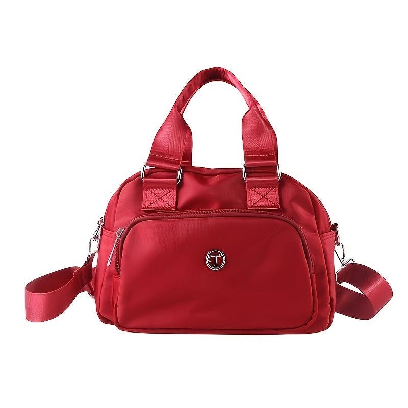 Casual Nylon Handbag Women's Crossbody Bag 10.63x7.87x5.12 Inch