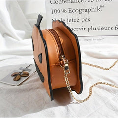 Funny Pumpkin Shaped Crossbody Bag Halloween Ghost Skull Elf Purse