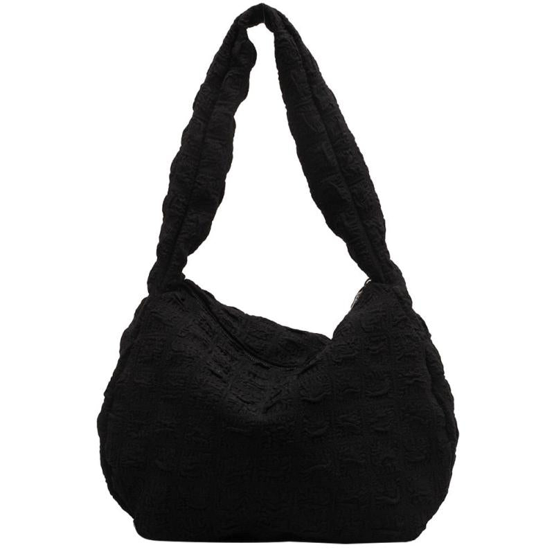 Women's Cloud Ruched Shoulder Bag Puffer Quilted Hobo Bubble Pleated Purse