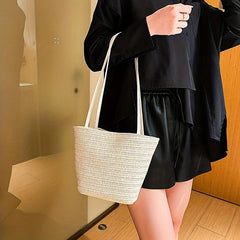 Casual Straw Beach Bag Women's Outdoor Hand Bag For Summer