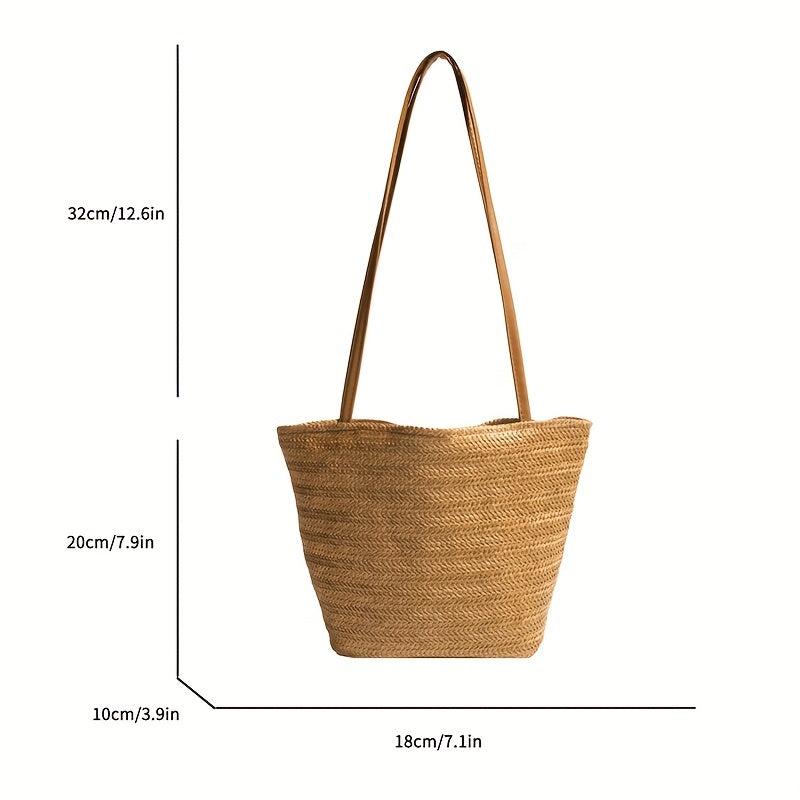 Casual Straw Beach Bag Women's Outdoor Hand Bag For Summer